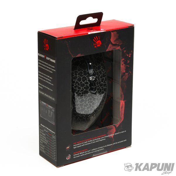 Мышь Bloody A70A Crackle A70A Bloody (Black) фото