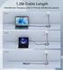 Кабель USB4.Gen 3 Choetech 40 Gbps, 240w, C-папа/C-папа, 1.2 м, премиум XCC-1040 XCC-1040 фото 7
