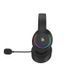 Игровые беспроводные наушники с микрофоном, RGB подсветка, Bluetooth+2.4GHz+3.5 jack Bloody GR520 (Black) фото 3