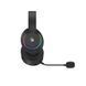 Игровые беспроводные наушники с микрофоном, RGB подсветка, Bluetooth+2.4GHz+3.5 jack Bloody GR520 (Black) фото 4