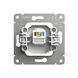 Розетка CAT6e одинарна комп'ютерна вугільно-чорна VIDEX NOTA VF-NT-SK1PC6-BL 28897 фото 4
