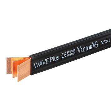 Гнучка мідна шина в ізоляції Vector VS WAVE PLUS 9&times;80&times;1, 1689 А, L2000 мм WPVS8091 WPVS8091 фото