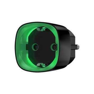 Радіокерована розумна розетка з лічильником енергоспоживання Ajax Socket Black 12339_AJAX фото