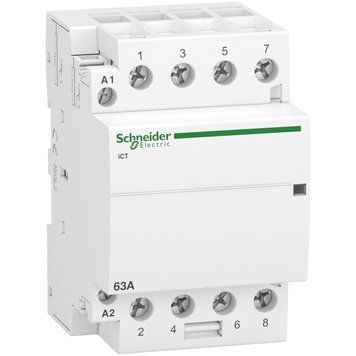 Контактор Schneider Electric iCT 63A 4NO 230В, AC (A9C20864) A9C20864 фото