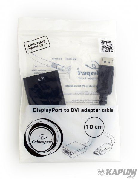 Адаптер-перехідник DisplayPort на DVI Cablexpert A-DPM-DVIF-002 A-DPM-DVIF-002 фото