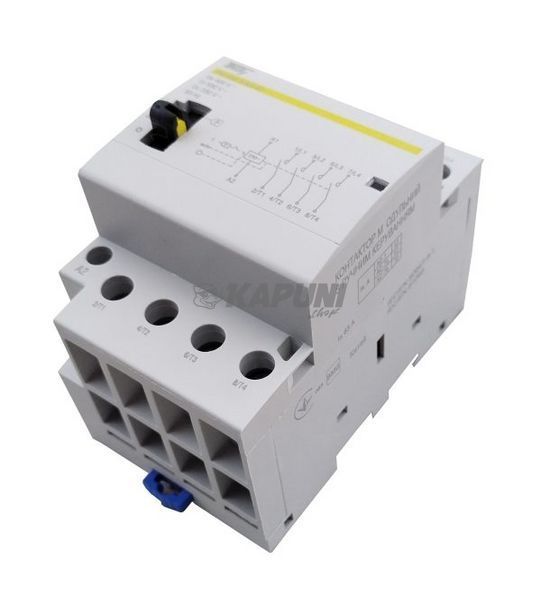 Контактор модульный РК-КМ-3-63-40 63А 230AC 4NO 4р 3мод. с ручным управлением TNSy TNSy5504658 фото