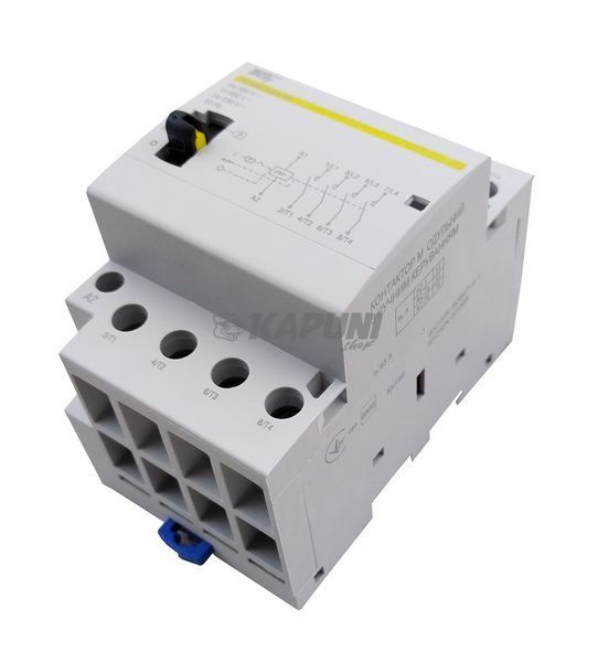 Контактор модульный РК-КМ-3-63-40 63А 230AC 4NO 4р 3мод. с ручным управлением TNSy TNSy5504658 фото