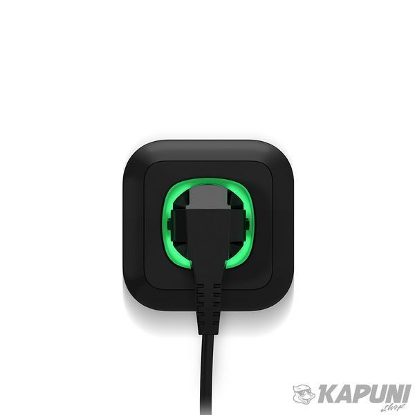 Радиоуправляемая умная розетка со счетчиком энергопотребления Ajax Socket Black 12339_AJAX фото