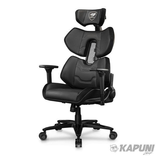 Кресло геймерское Cougar кожзам Hyper-Dura, каркас из армированного волокна (PAFRP), черный TERMINATOR ELITE TERMINATOR ELITE фото