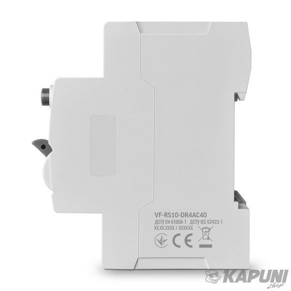 Дифференциальное реле VIDEX RESIST АС 4п 30мА 10кА 40А VF-RS10-DR4AC40 27110 фото