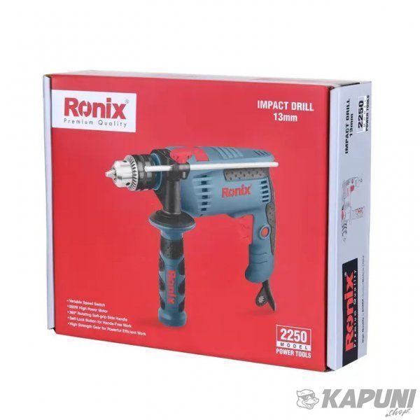 Дриль ударний 850Вт Ronix 2250 2250 фото