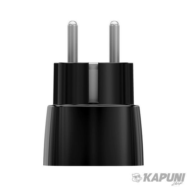 Радиоуправляемая умная розетка со счетчиком энергопотребления Ajax Socket Black 12339_AJAX фото