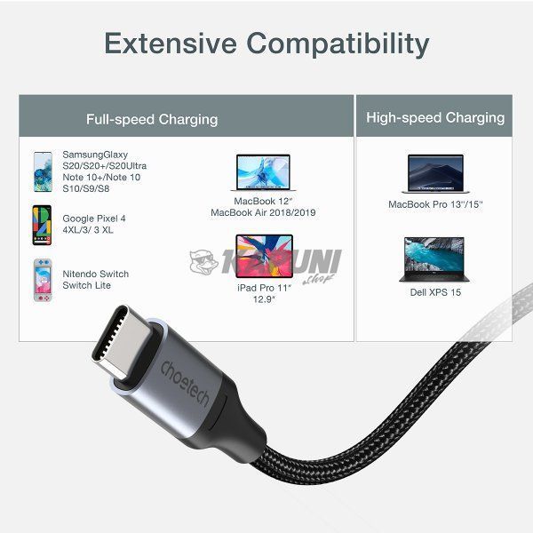Кабель USB 2.0 C-тато/C-тато, 60 ватт, 1,2 м, преміум, XCC-1003-BK XCC-1003-BK фото