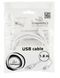 Кабель micro USB 2.0, A-папа/micro B-папа, 1.8 м, премиум, CCP-mUSB2-AMBM-6-W CCP-mUSB2-AMBM-6-W фото 4