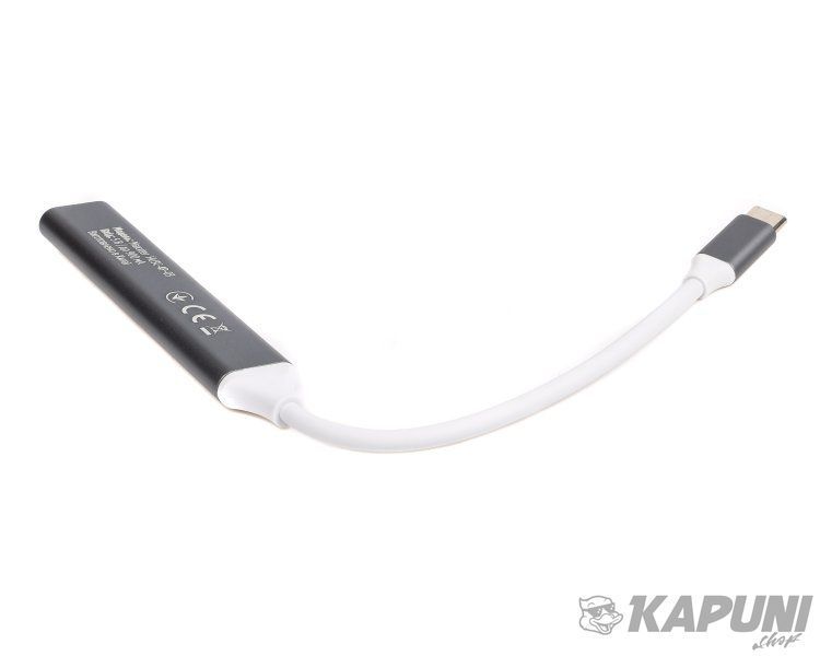Хаб Maxxter USB 3.0 Type-С на 4 порти, 1xUSB-A 3.0, 1xUSB-A 2.0, 2xUSB-C HU3C-4P-03 HU3C-4P-03 фото