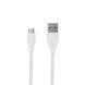 Кабель micro USB 2.0 A-тато/Micro B-тато, преміум, 2.4 А, UB-M-USB-01W UB-M-USB-01W фото 1