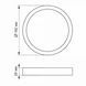 LED Світильник круглий накладний VIDEX 18W 5000K White VL-DLRS-185 24626 фото 4