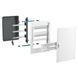Щит Schneider Electric врізний 3Р 18М білі двері Prisma SeT XS LVSXN318 фото 3