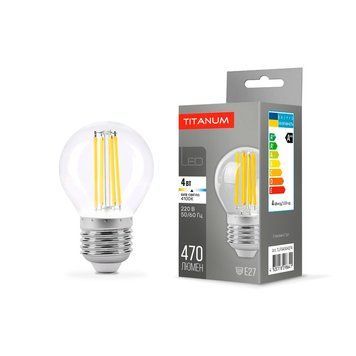 LED лампа TITANUM Filament G45 4W E27 4100K TLFG4504274 25525 фото