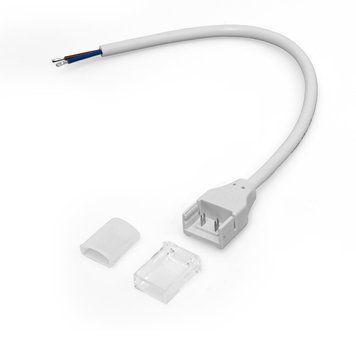 Конектор с кабелем + торцева заглушка для LED стрічки VIDEX VL-LST-CB65-FC02 29161 фото