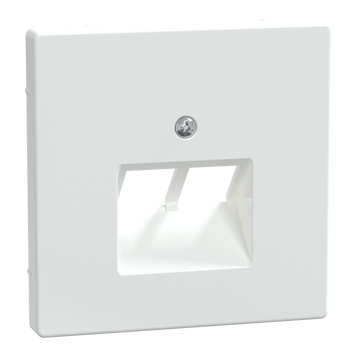 Накладка для механізму телекомунікаційної розетки 2хRJ45 Schneider Electric Merten D-Life білий лотос (MEG4522-6035) MEG4522-6035 фото