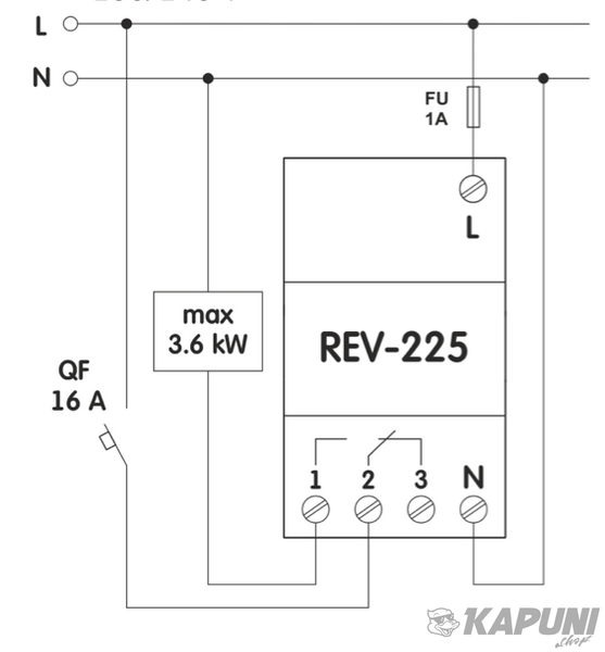 Астрономічне реле часу REV&ndash;225 NTRV22500 фото