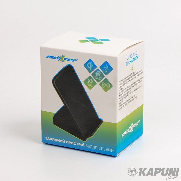 Бездротовий зарядний пристрій Maxxter Fast Charge (M-QIF-01) M-QIF-01 фото