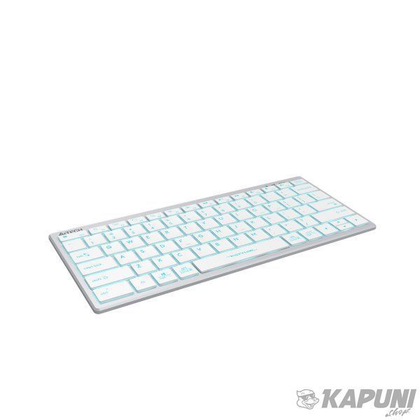 Клавіатура з ножичним перемикачем Fstyler, USB, блакитне підсвічування A4Tech FX61 USB (White) FX61 USB (White) фото
