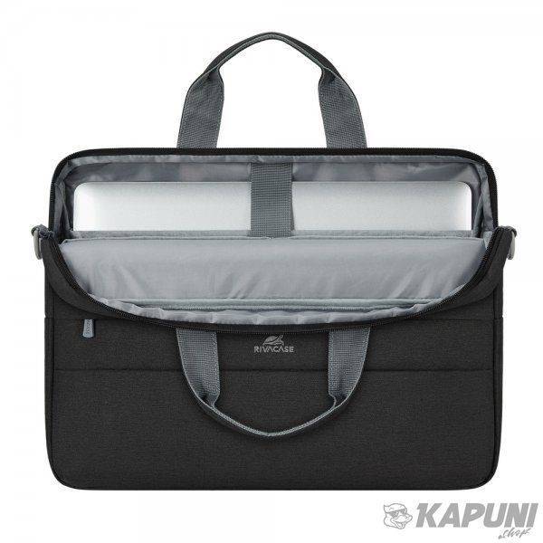 Сумка для ноутбука RIVACASE 15.6", коллекция "Prater", черная 7532 (Black) 7532 (Black) фото