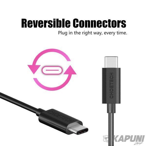 Кабель преміум якість USB 2.0 A-тато/C-тато,1 м., AC0002 AC0002 фото