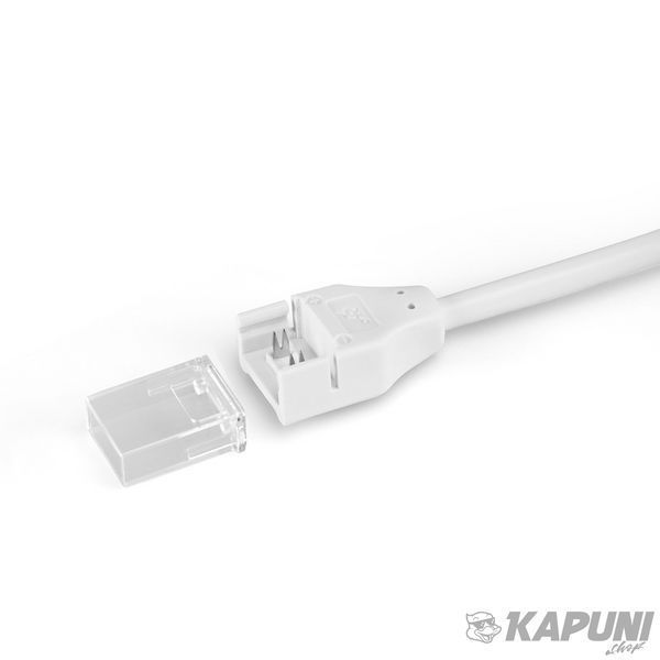 Конектор с кабелем + торцева заглушка для LED стрічки VIDEX VL-LST-CB65-FC02 29161 фото
