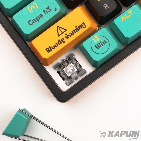 Клавиатура оптичная игровая, USB, RGB подсветка, Bloody AT98 (Renegade) Alpha Optical Switch Bloody AT98 (Renegade) фото