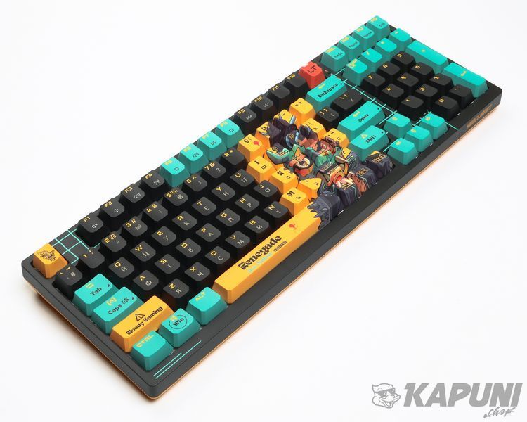 Клавиатура оптичная игровая, USB, RGB подсветка, Bloody AT98 (Renegade) Alpha Optical Switch Bloody AT98 (Renegade) фото