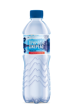 Питна вода газована ПРИРОДНЕ ДЖЕРЕЛО&trade; 0,5 л DZHERELO_gaz_0.5 фото