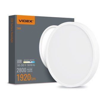 LED Світильник круглий накладний VIDEX 24W 5000K White VL-DLRS-245 24884 фото