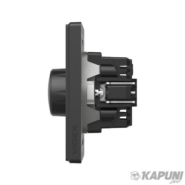 Димер 600W вугільно-чорний VIDEX NOTA, 250 V, IP20 VF-NT-DM600-BL 28860 фото