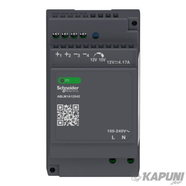Блок питания Schneider Electric модульний 12 В 4,2 А ABLM1A12042 ABLM1A12042 фото