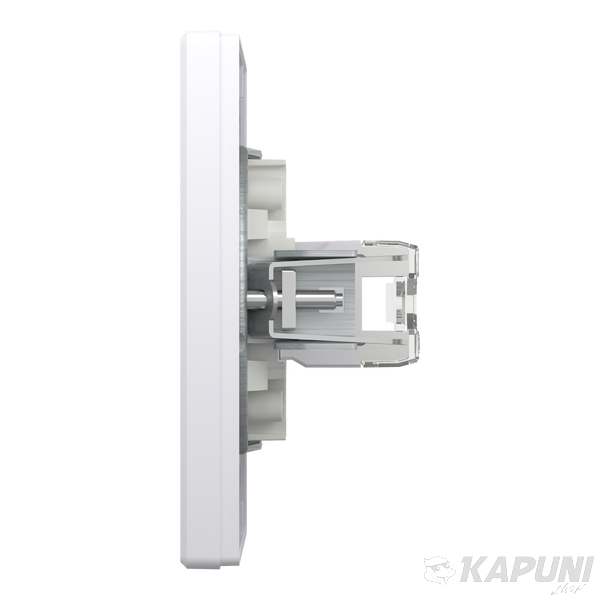 Компьютерная розетка Schneider Electric Asfora RJ45 кат. 6 UTP белая EPH4700121 EPH4700121 фото