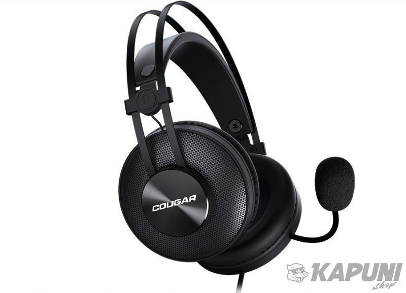 Игровая гарнитура, 40 мм драйверы, микрофон с шумоподавлением Cougar Immersa Essential Black Immersa Essential Black фото