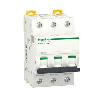 Автоматический выключатель Schneider Electric Acti9 iK60N 3P, 20А, кривая C A9K24320 A9K24320 фото