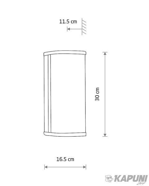 Бра Nowodvorski 10730 Palmas LED 1x15W 4000k 1000Lm IP44 Brass 10730 фото