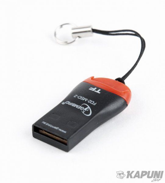 Внешний картридер, USB 2.0, MicroSD Gembird FD2-MSD-3 FD2-MSD-3 фото