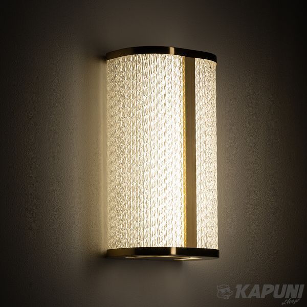Бра Nowodvorski 10730 Palmas LED 1x15W 4000k 1000Lm IP44 Brass 10730 фото