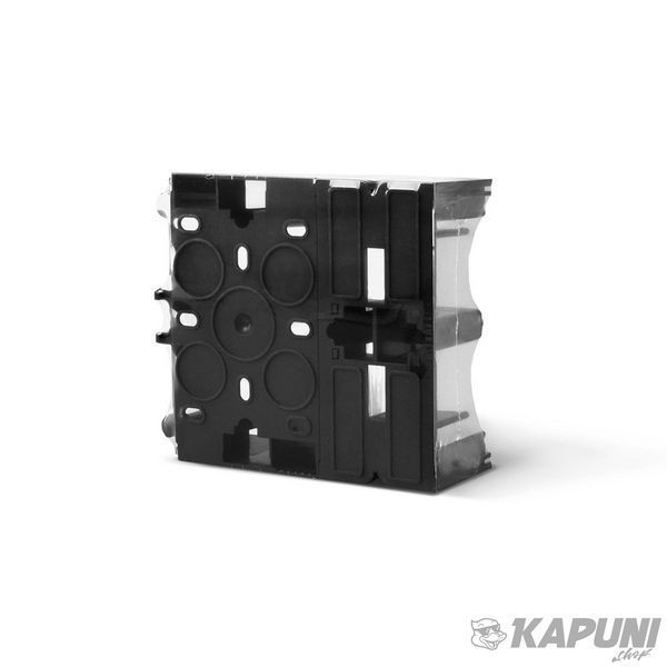 Модуль коробки накладного монтажу чорний графіт VIDEX BINERA VF-BNMB2-BG 27200 фото
