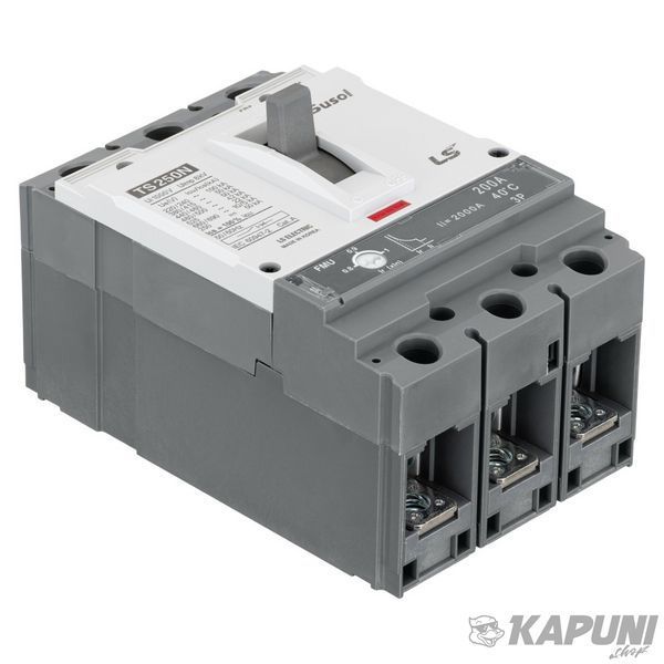 Автоматический выключатель LS ELECTRIC TS250N 3P 200 А 50 кА 0105020900 0105020900 фото
