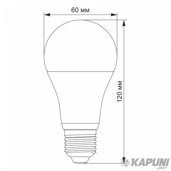 LED лампа VIDEX A65e 15W E27 3000K VL-A65e-15273 23922 фото