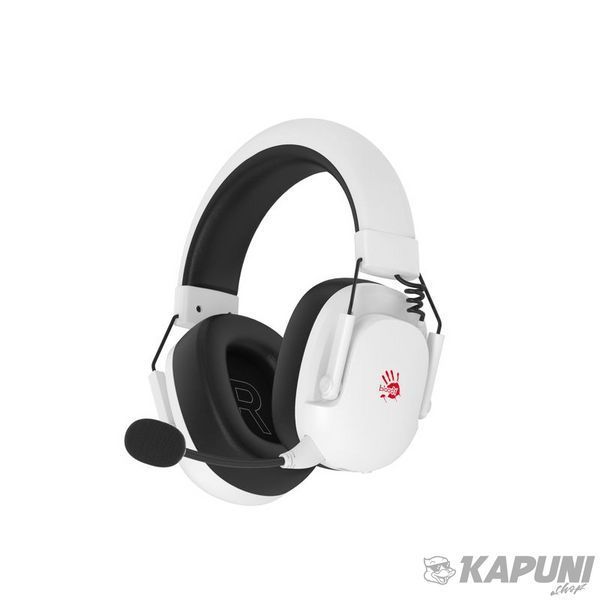 Игровые беспроводные наушники с микрофоном, RGB подсветка, Bluetooth+2.4GHz+3.5 jack Bloody 1533.42 фото
