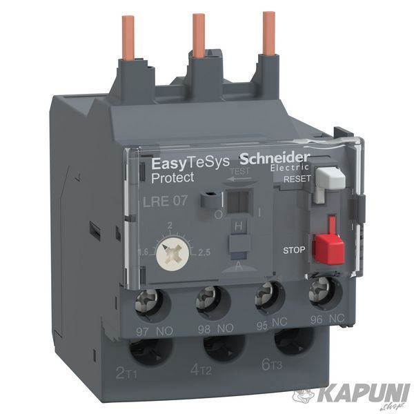 Тепловое реле Schneider Electric EasyTeSys 1,6...2,5 А LRE07 LRE07 фото