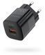 Сетевое зарядное устройство Choetech GaN 33W USB + Type-C Black (PD5006-EU-BK) PD5006-EU-BK фото 2