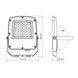 LED прожектор VIDEX F5 30W 3000-5000-6500K 230V White VL-F5-030CW 29253 фото 14